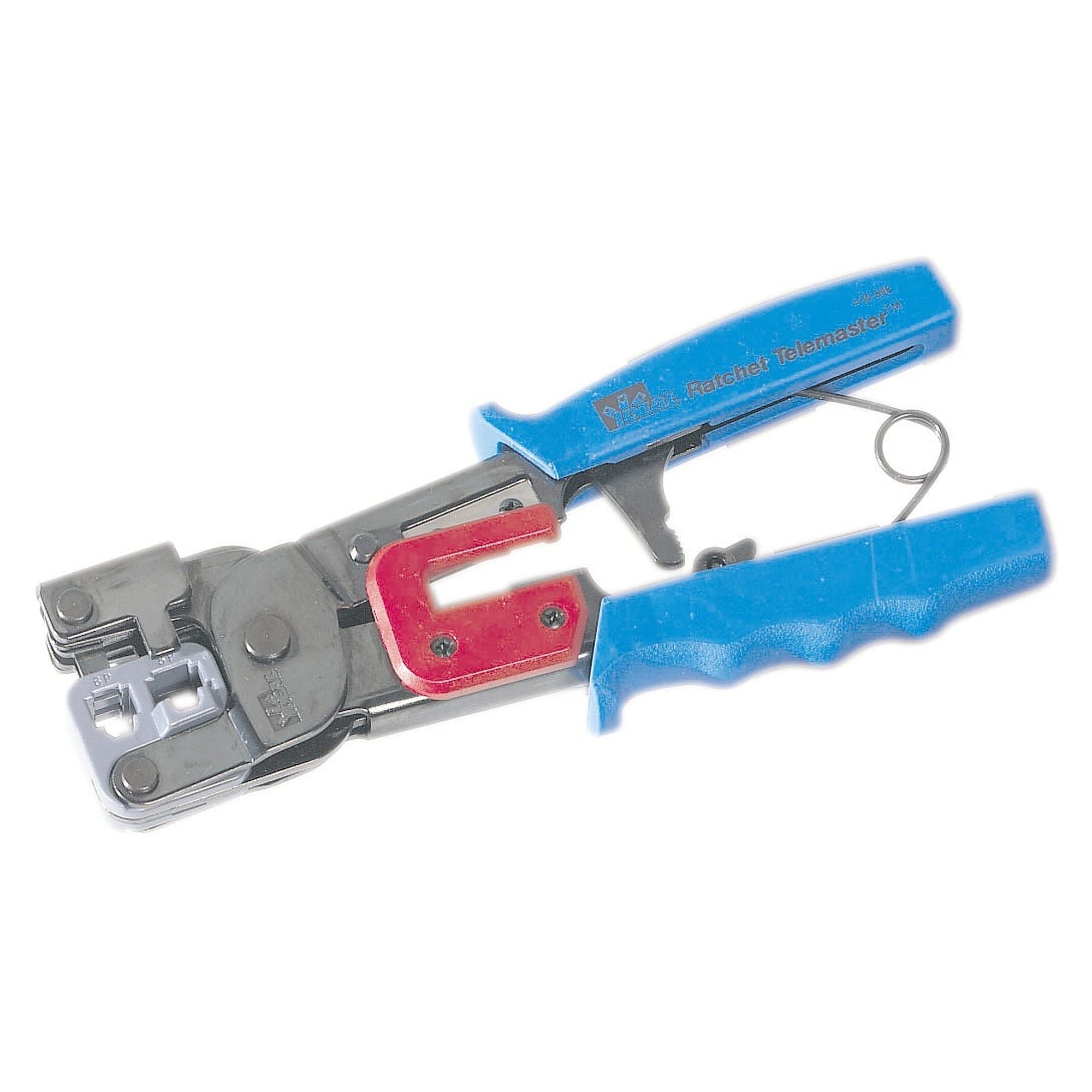 Telemaster ratchet crimp tool, RJ-11 and RJ-45, steel, 503 g - IDEAL 30-696
