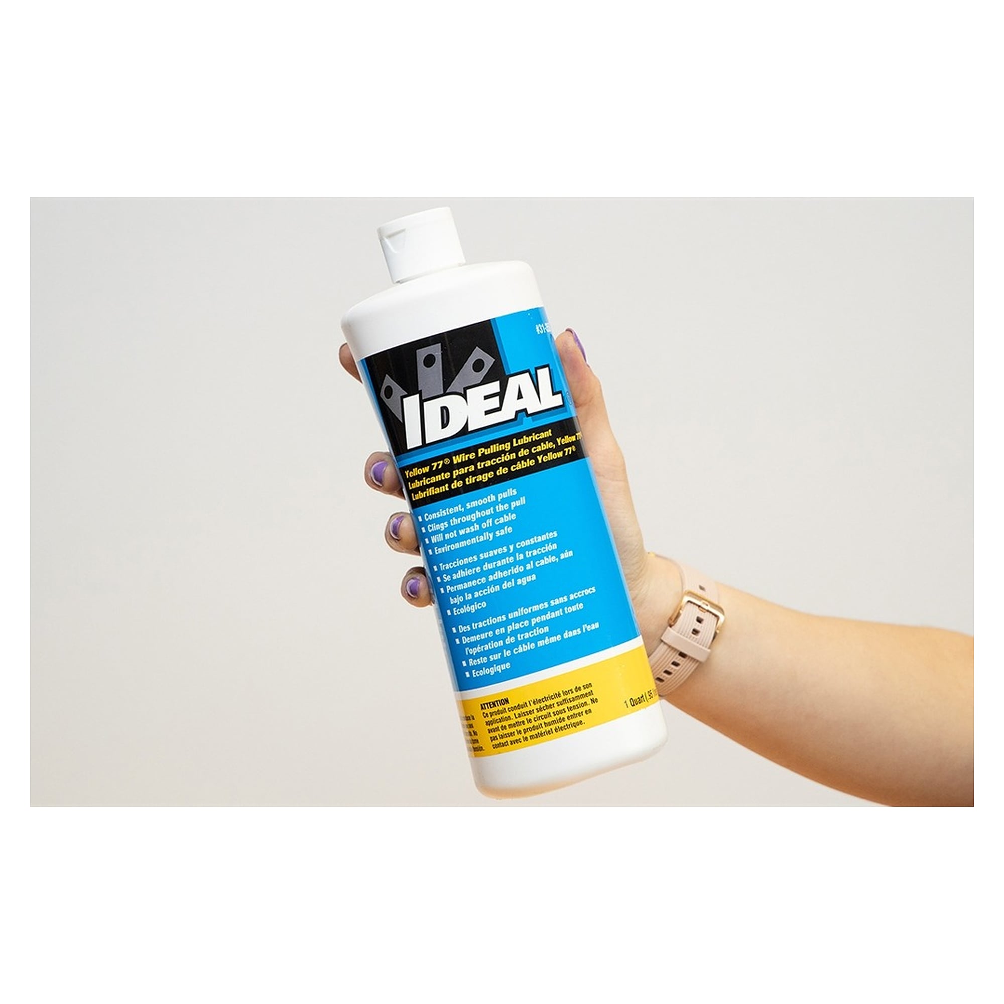 Lubrifiant de tirage Yellow 77, à base de cire, flacon de 1 quart env. 0,95 l - IDEAL 31-358