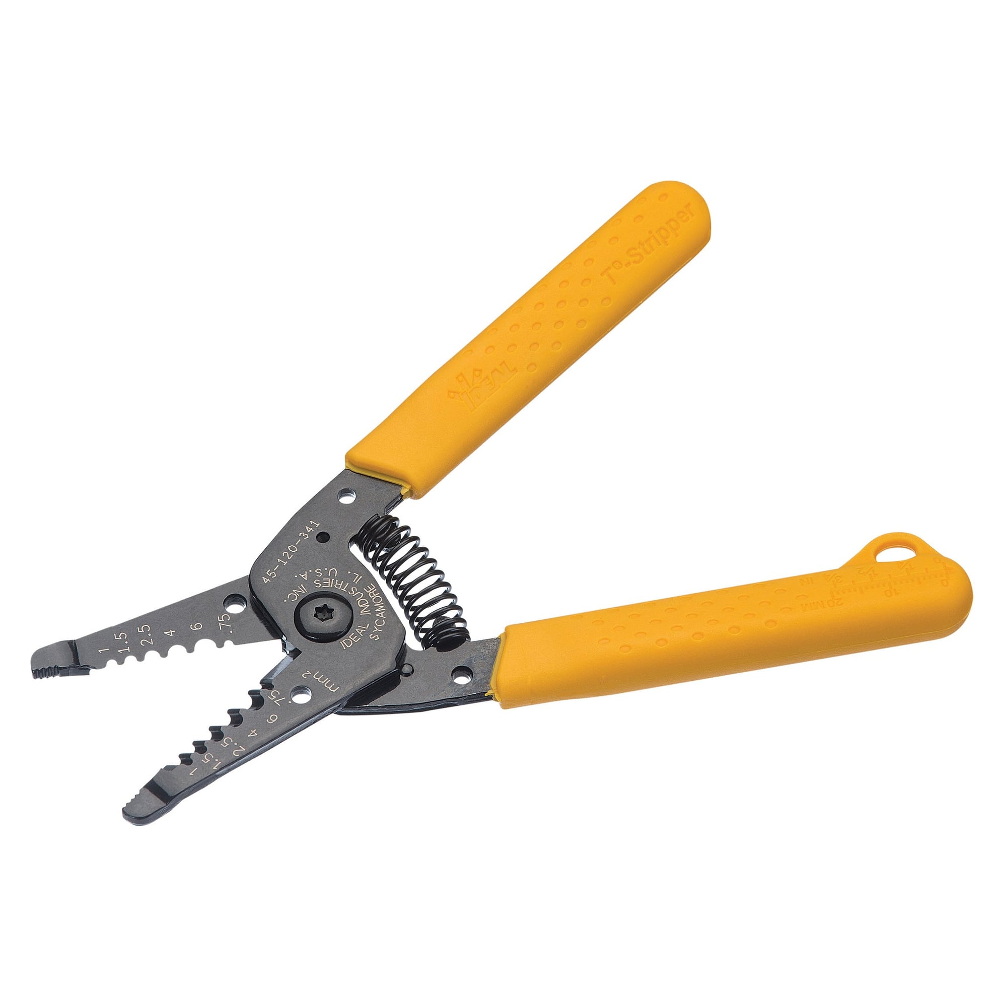Abisolierzange T-Stripper T-5 metrisch, 0,75-6 mm², Abisolieren, Schneiden, Ösen biegen - IDEAL 45-120-341
