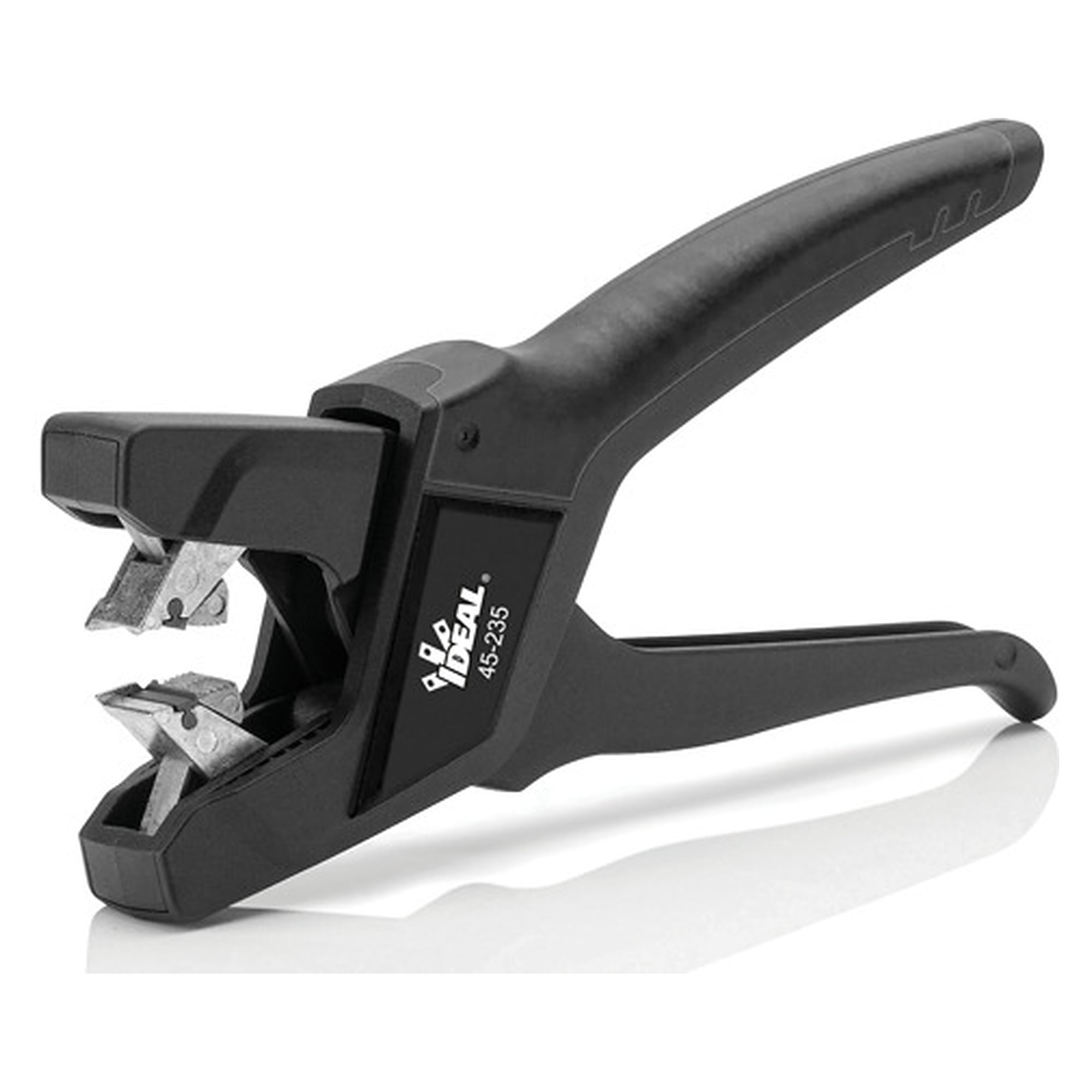 Abisolierzange für Flachkabel, bis 12 mm Breite, 0,75-2,5 mm², selbsteinstellend - IDEAL 45-235