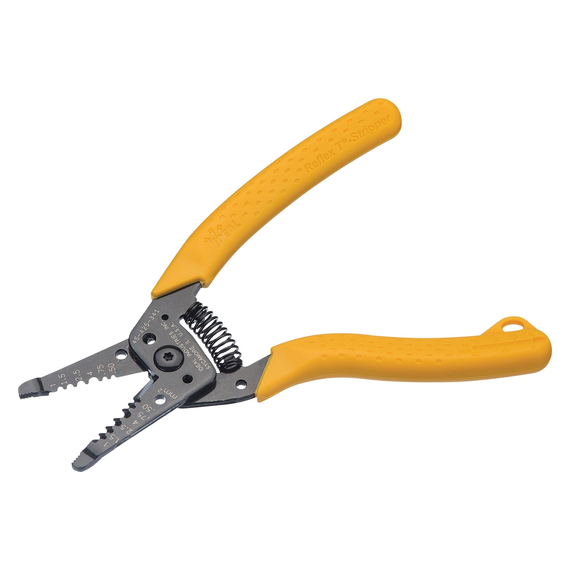 Wire stripper Reflex T-Stripper Premium metric, 0.5-4 mm², curved cushioned handles - IDEAL 45-425-341