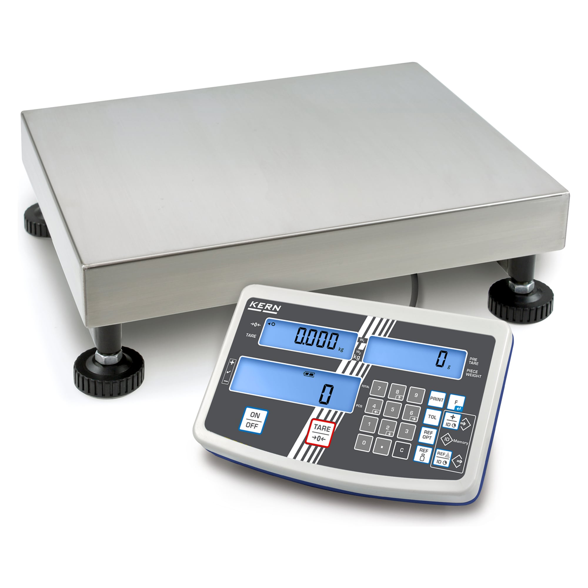 Zählwaage 12 kg / 30 kg Ablesbarkeit 0,0002 kg / 0,0005 kg - KERN IFS 30K0.2DL