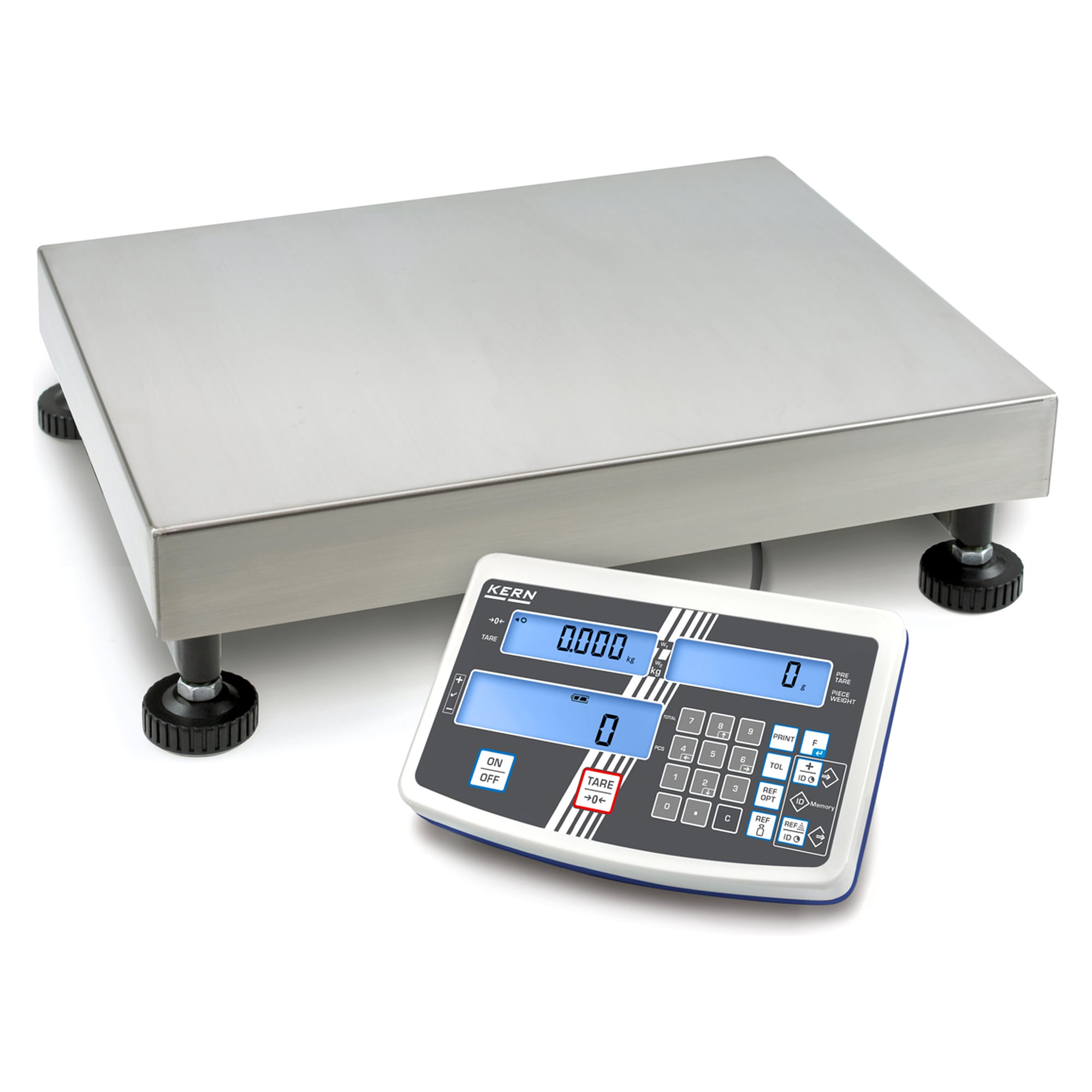 Zählwaage 30 kg / 60 kg Ablesbarkeit 0,01 kg / 0,02 kg - KERN IFS 60K-2LM