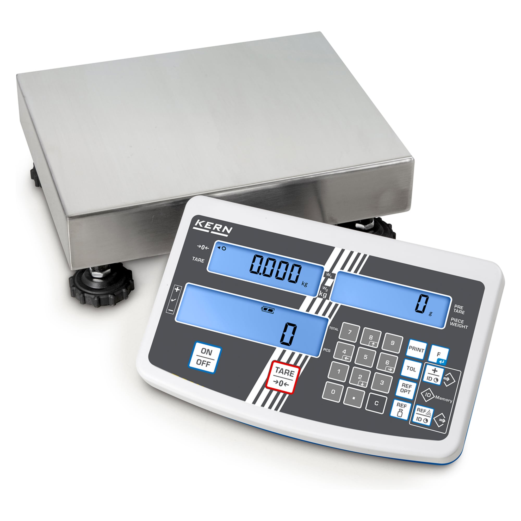 Zählwaage 3 kg / 6 kg Ablesbarkeit 0,001 kg / 0,002 kg - KERN IFS 6K-3M