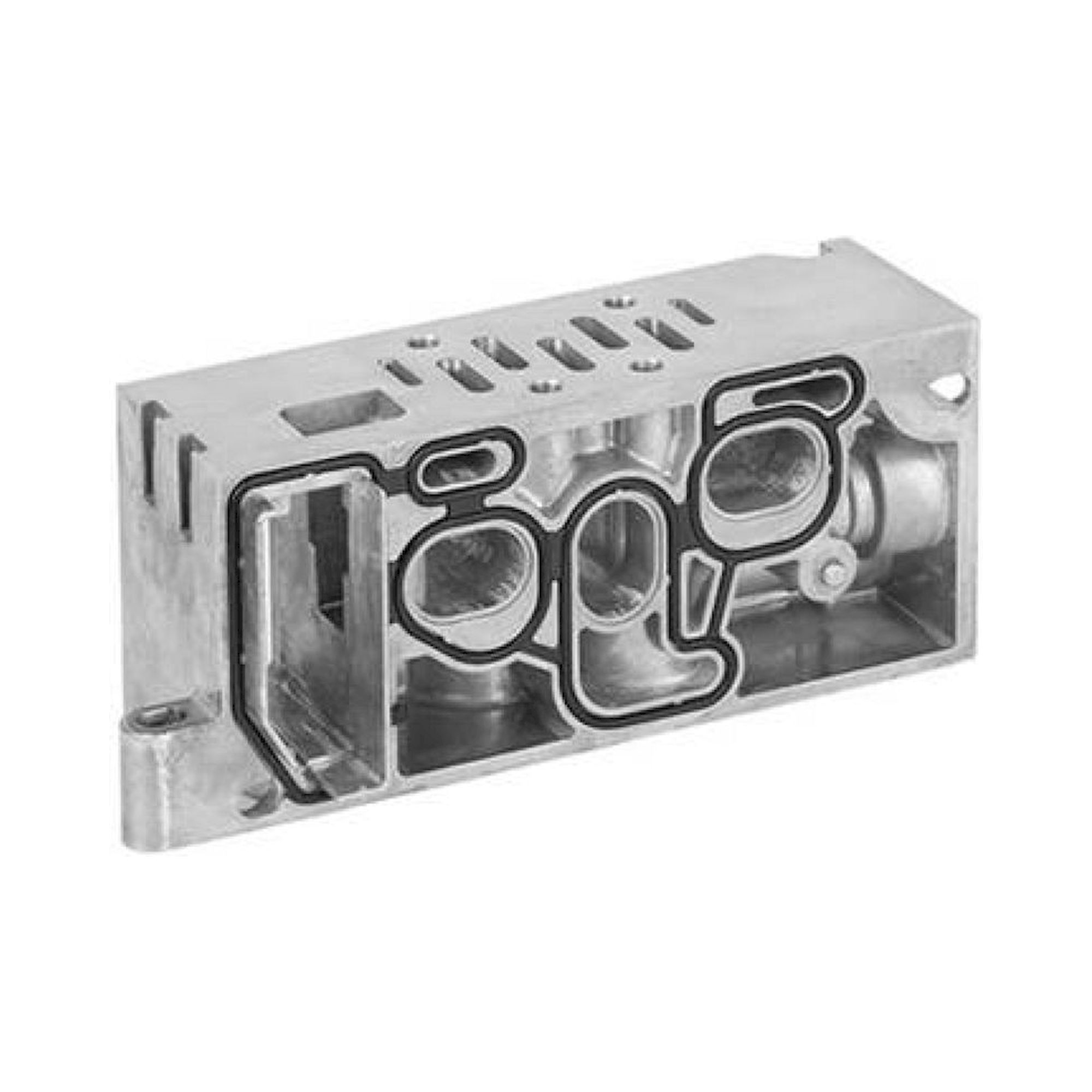 Aventics R432037639 (BASE PLATE KIT-CD10-ISO1-5599-) Endplatte links, Endplatte rechts
