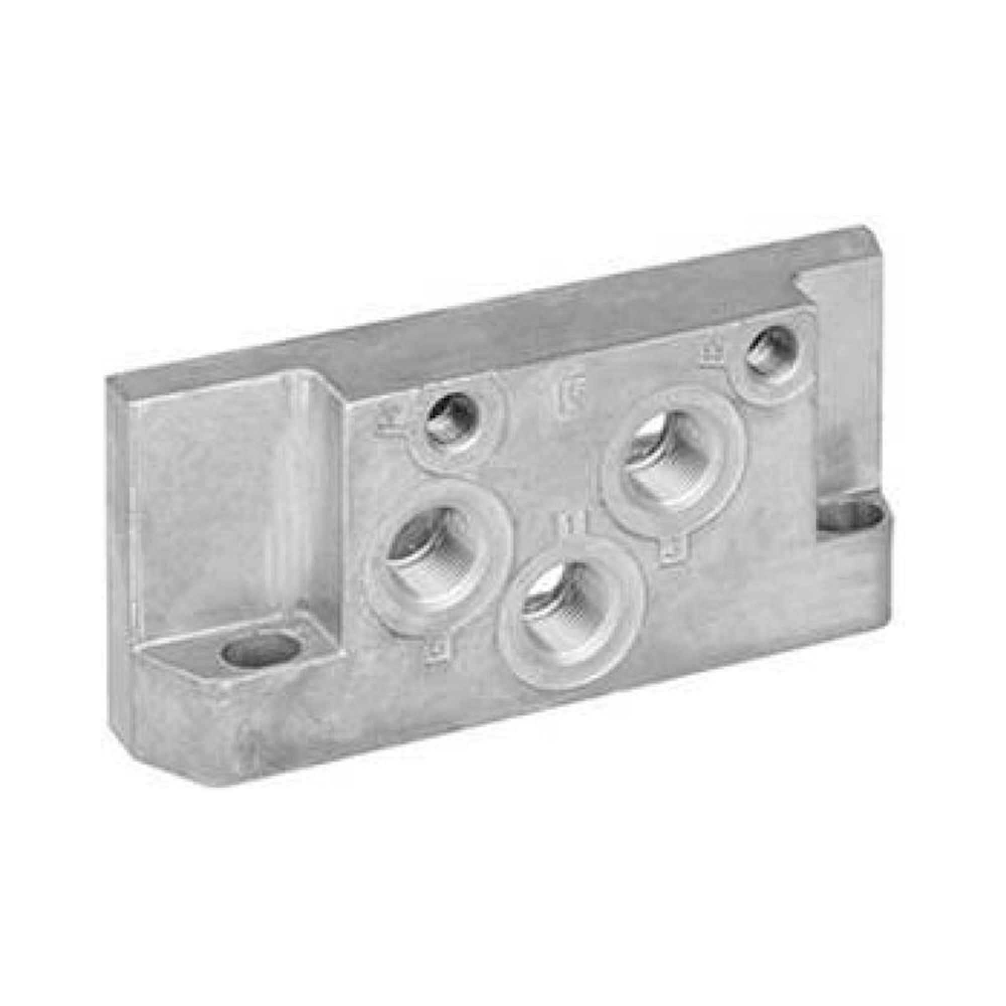 Aventics R432037647 (END PLATE KIT-CD20-ISO2-5599-1) Endplatte links