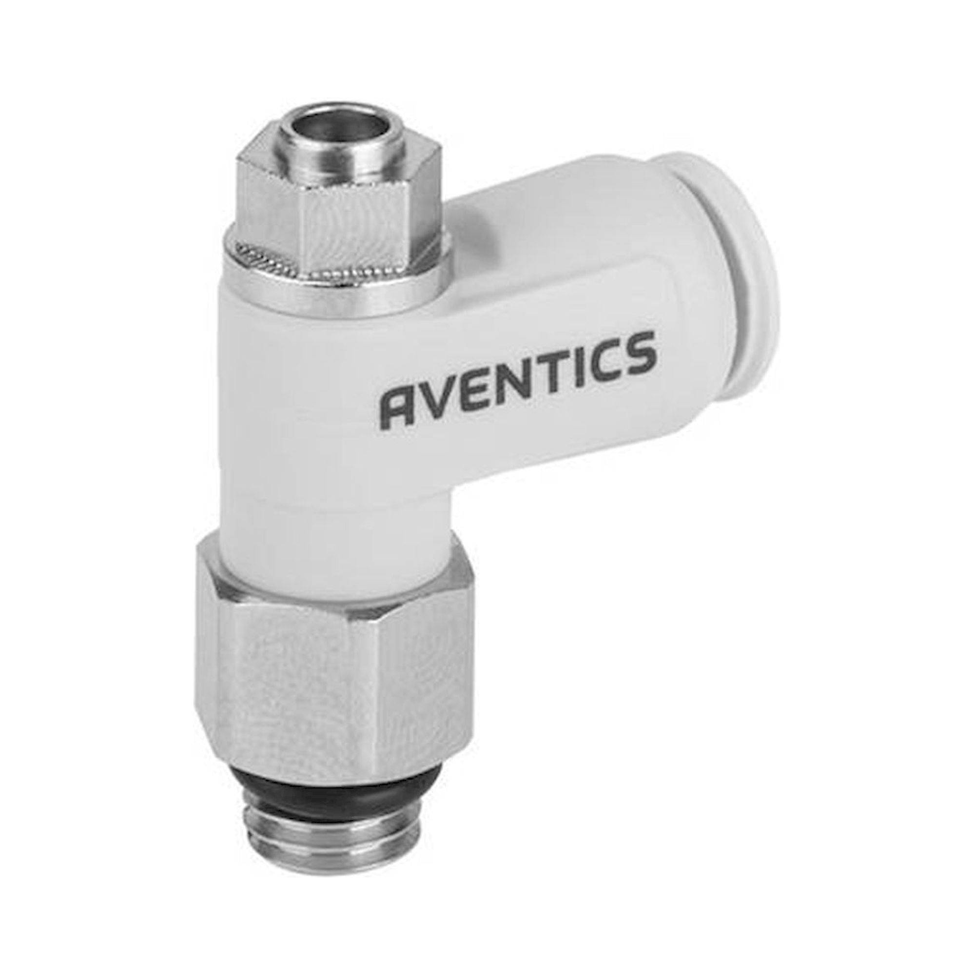 Aventics 2540104070 (CHECKCHOKEBANJO QUICK CONN.D4-) Drosselrückschlagventil, Serie CC04