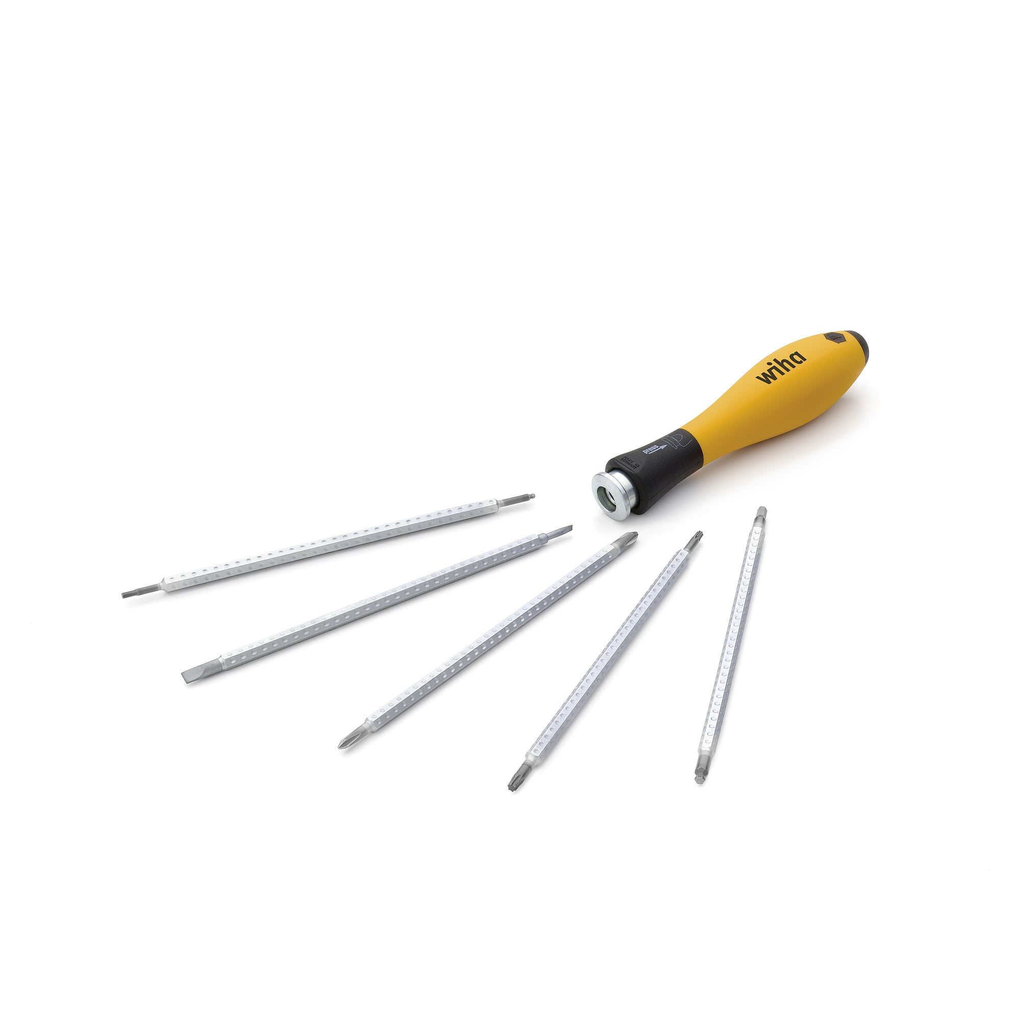 Manche de tournevis SoftFinish®-telescopic ESD SYSTEM 4, 4,0 mm - Wiha 31498