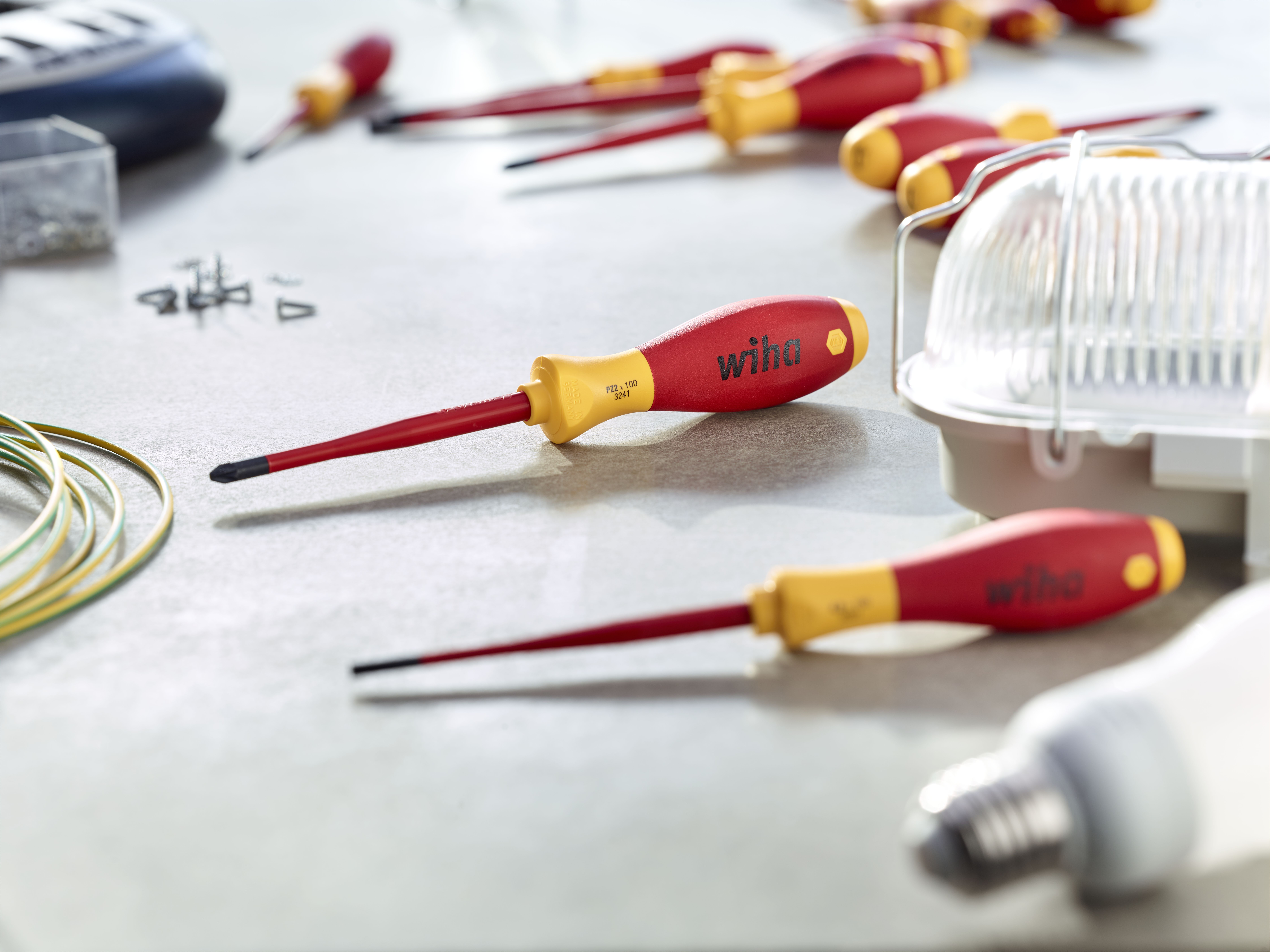 Schraubendreher SoftFinish electric slimFix Schlitz 4,0 x 100 mm, VDE - Wiha 39560