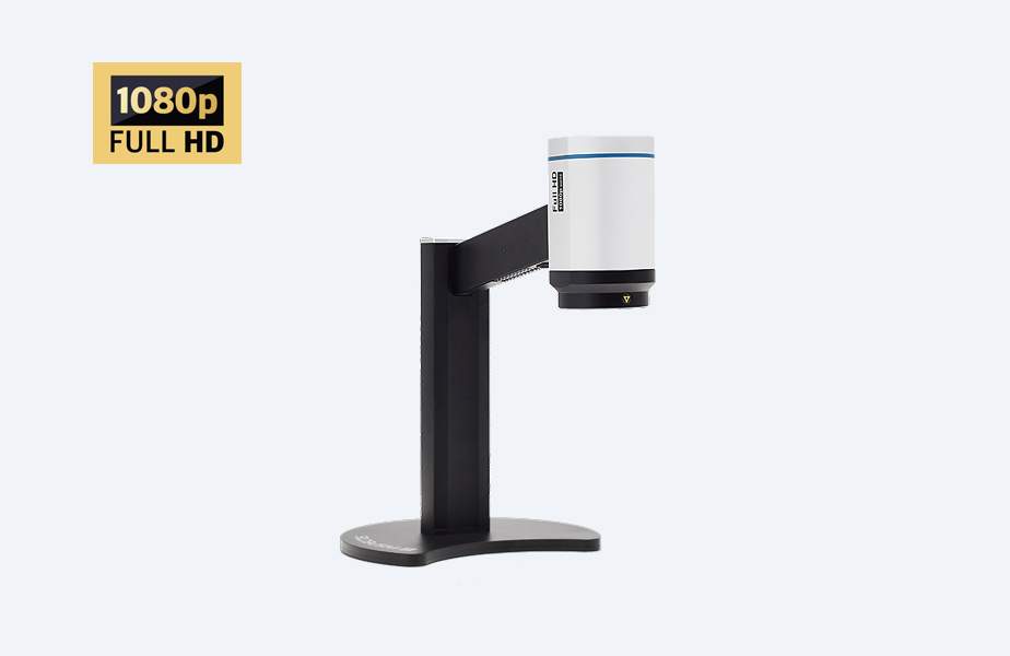 Microscope numérique F30 Full HD, zoom 30:1, tout-en-un, avec commande d'éclairage LP - Inspectis HD-012-L