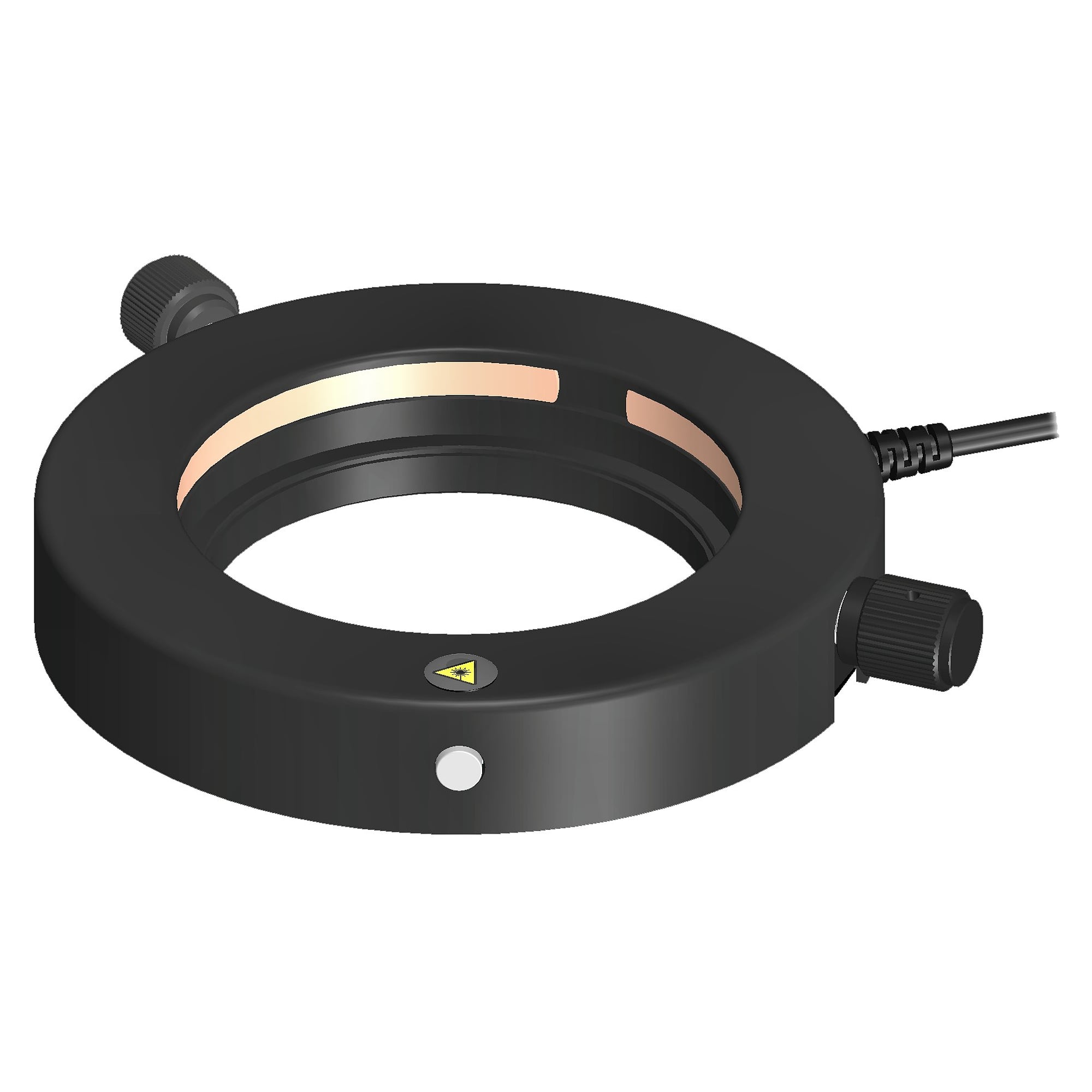 Anneau lumineux LED blanc avec variateur et contrôle 4 segments - Inspectis HD-124