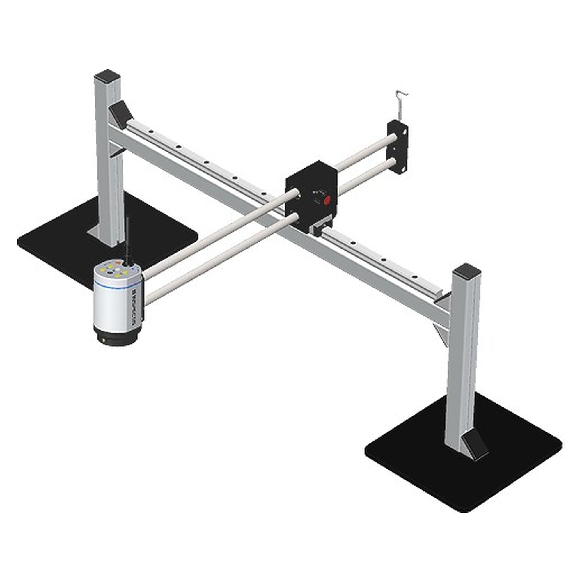 XY-Verfahrstativ, Tischversion, langer Y-Bereich 551-800mm - Inspectis HD-180-LR