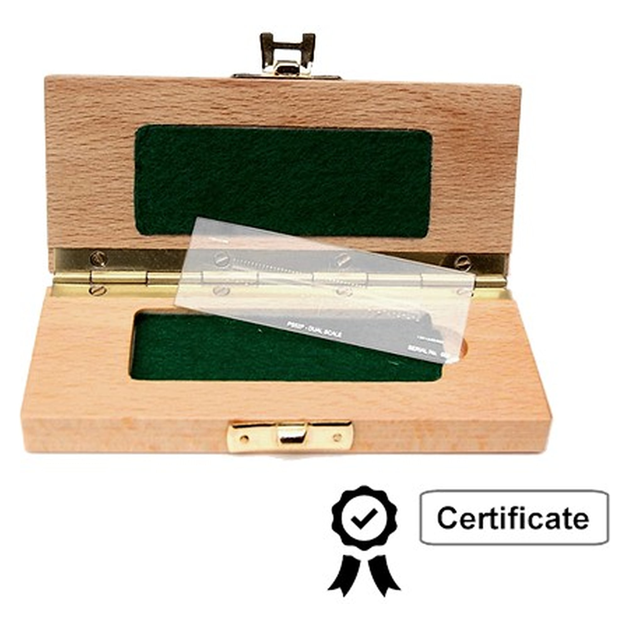 Micromètre de calibration 100 mm avec division de 1,0 mm avec certificat accrédité UKAS - Inspectis HD-244