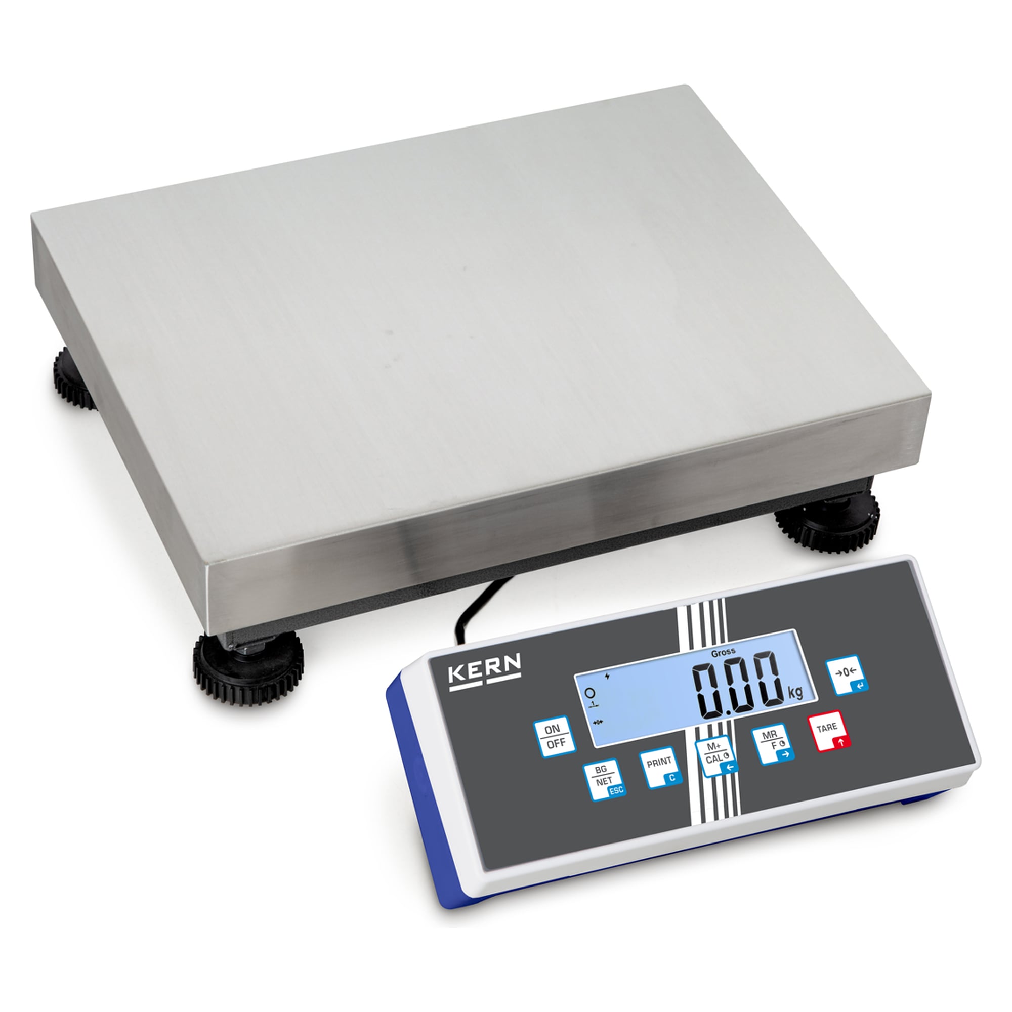 Industrie-Plattformwaage 6 kg / 15 kg Ablesbarkeit 0,002 kg / 0,005 kg - KERN IOC 10K-3M