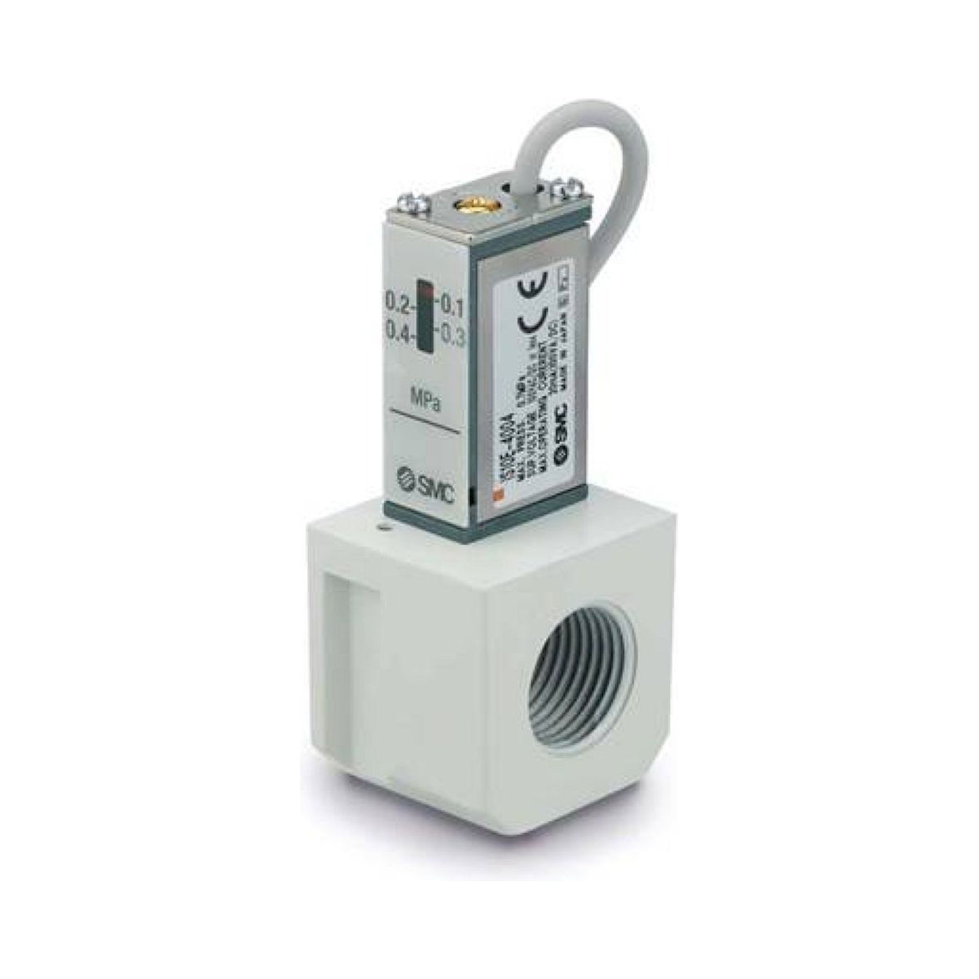 SMC IS10E-20F03-R-A. Pressure Switch with Piping Adapter - IS10E-A