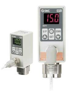 SMC ISE35-N-65-MLA. ISE35, Digital Pressure Switch, Built-in Regulator Type