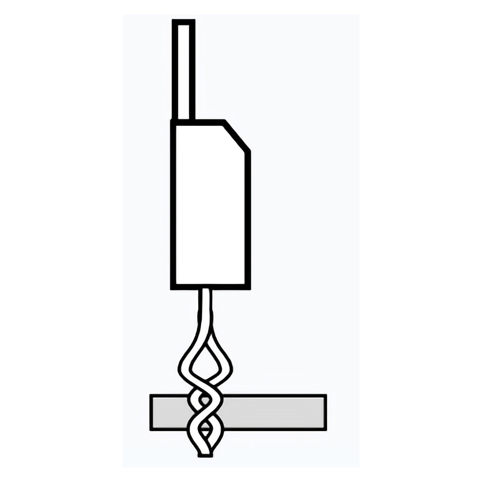 Stand-off lock-in die with 3 leads in line TO220 for Supercut/TOCF - Iteco 132400