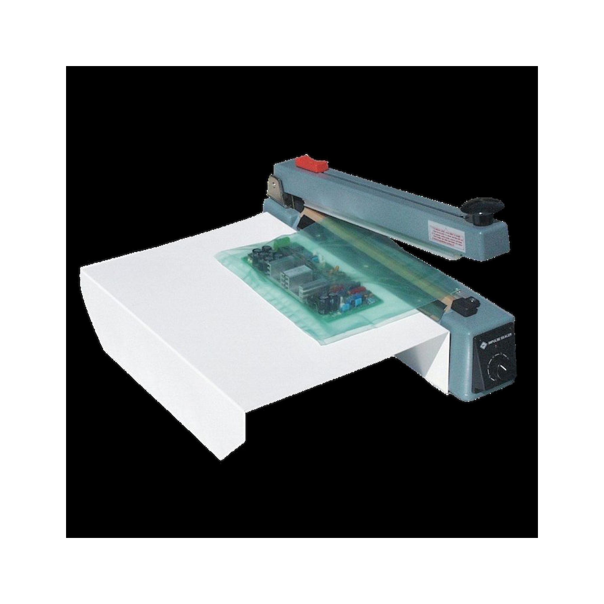 Heißsiegelgerät 200x100mm Timer Schneidklinge – Iteco 7914215