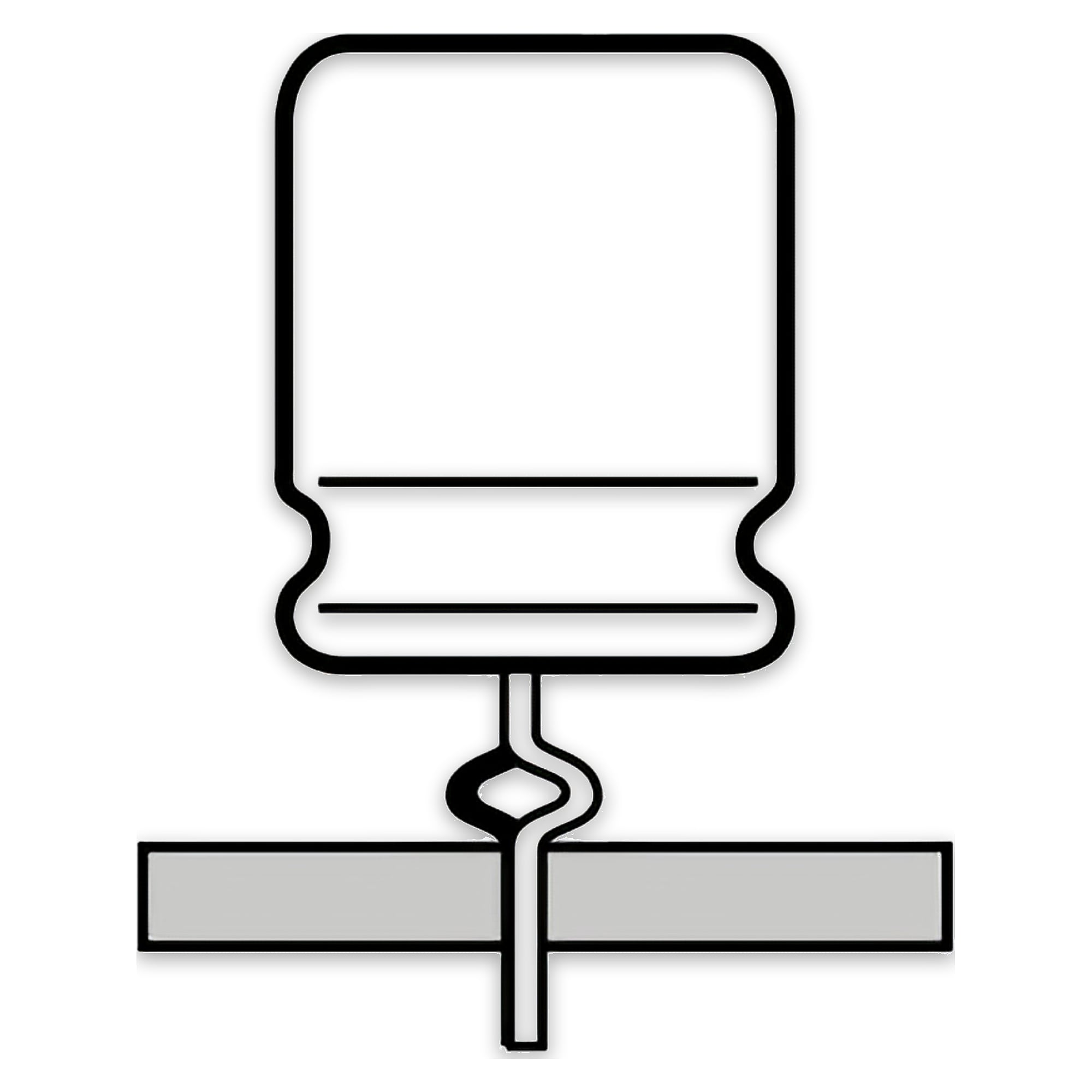 Die assembly stand-off with support loop for Supercut/RP - Iteco 7915158B