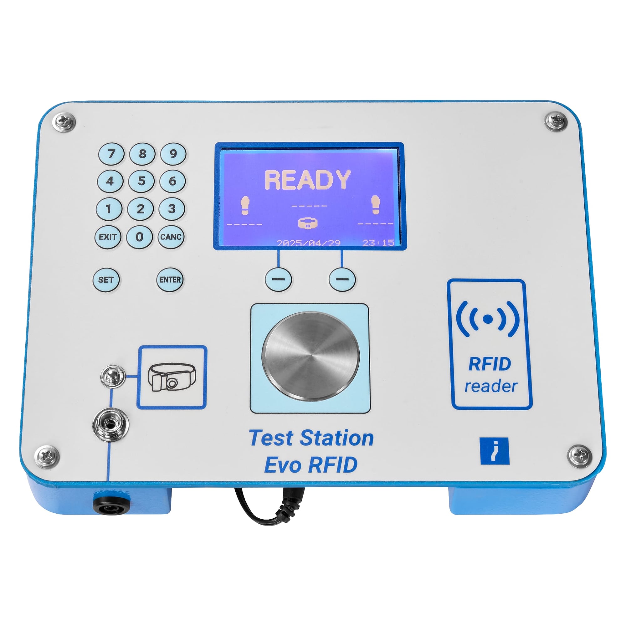 ESD personnel tester Test Station EVO RFID Ethernet 125 kHz, instrument only - Iteco 9264929