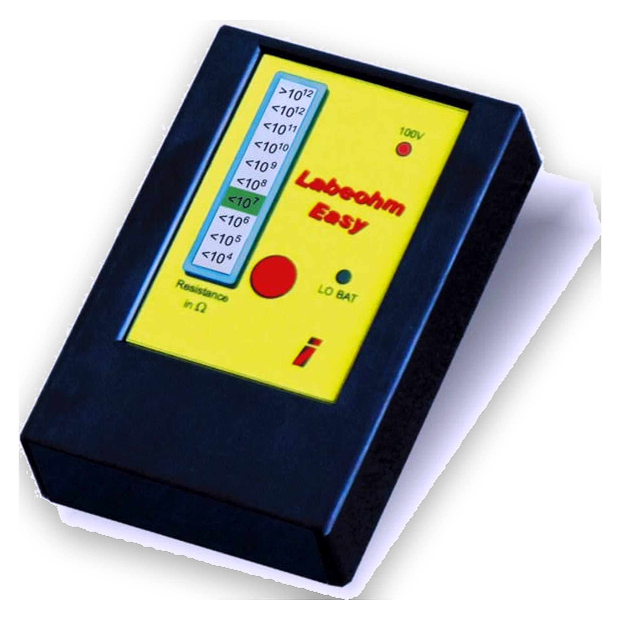 Oberflächenwiderstands-Messgerät Labeohm EASY 10^4 bis 10^12 Ohm, 100 V - Iteco 9265055