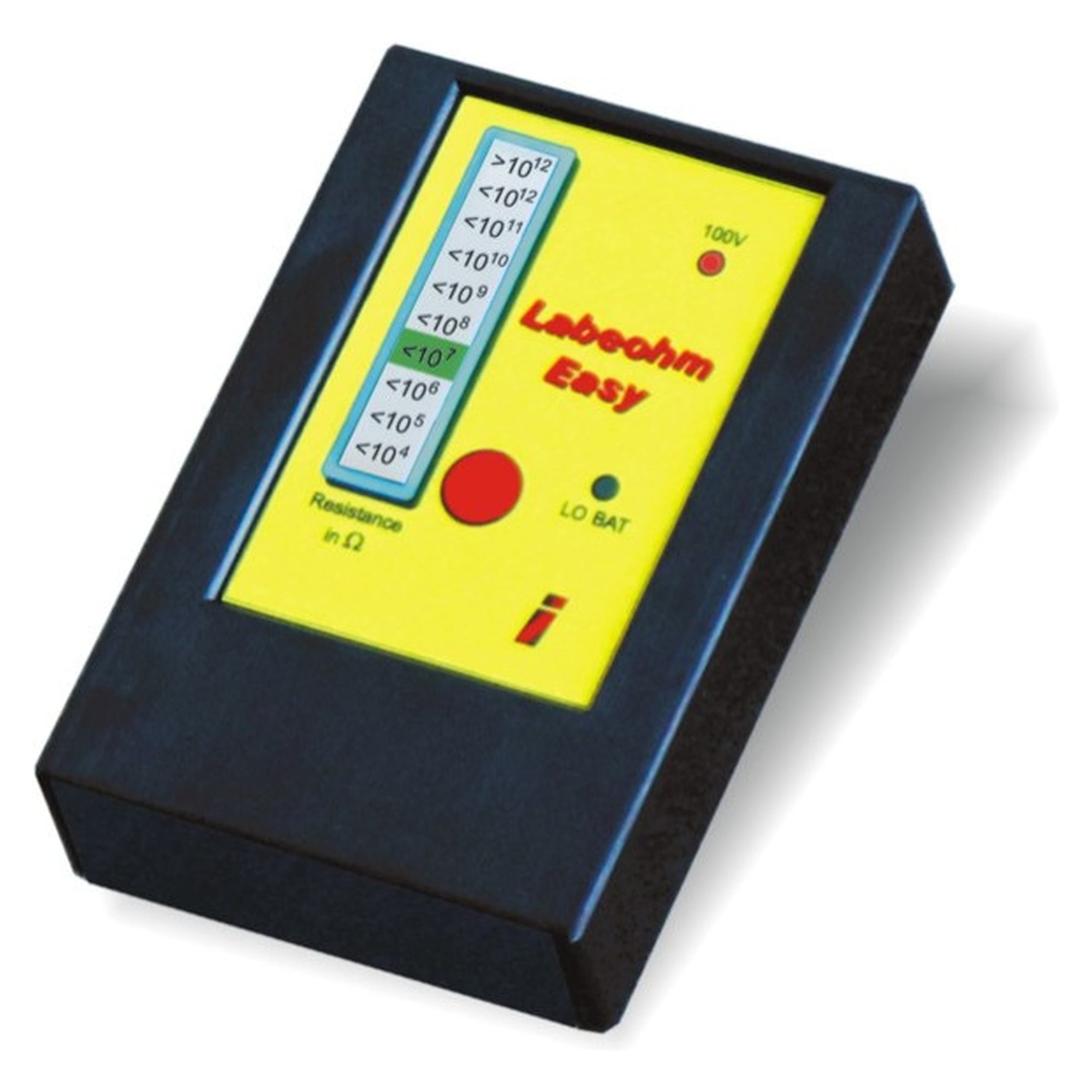 Oberflächenwiderstands-Messgerät Labeohm EASY 10^4 bis 10^12 Ohm, 100 V - Iteco 9265055