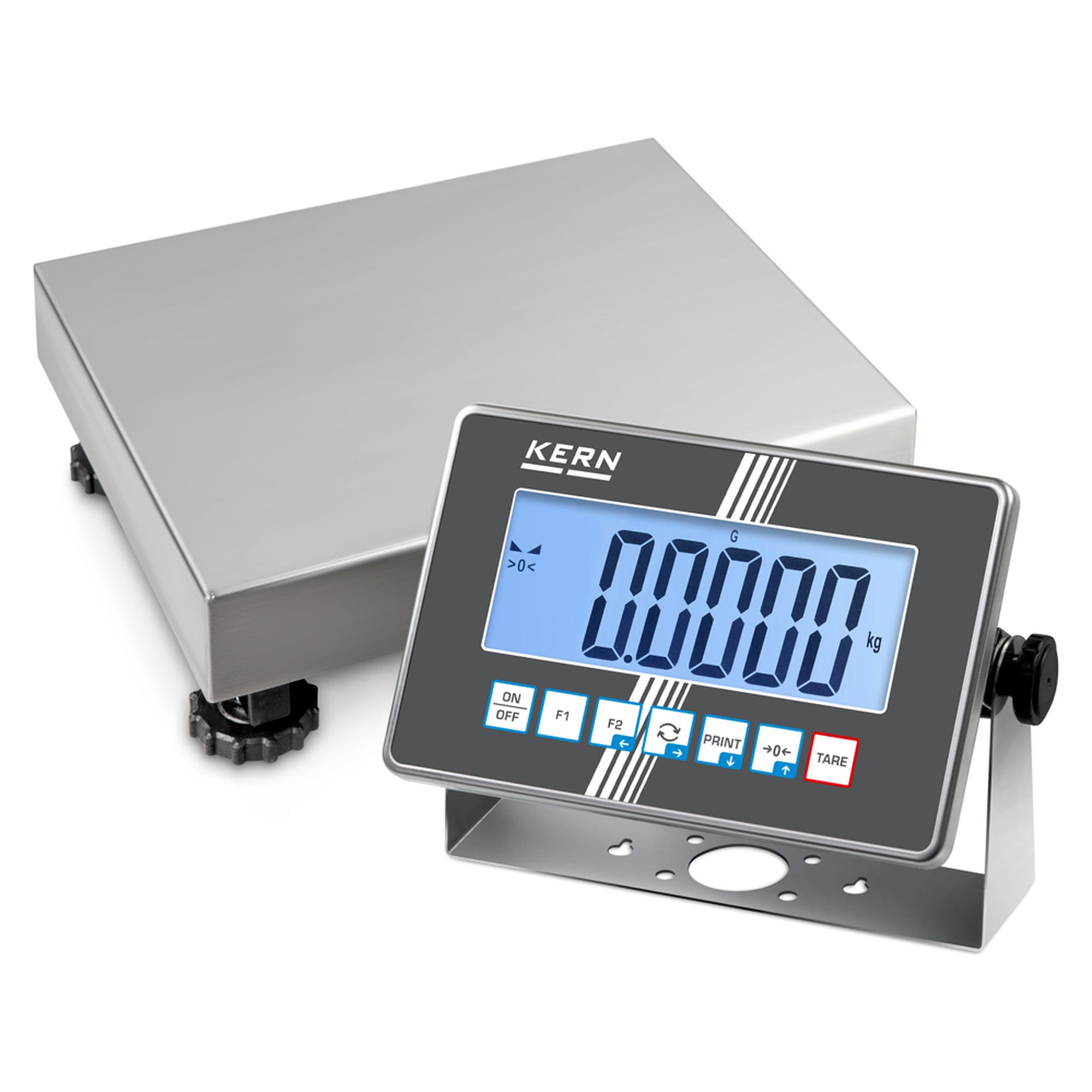 IoT-Line Plattformwaage mit Edelstahl-Auswertegerät 15 kg Ablesbarkeit 0,0005 kg - KERN IXC 10K-4