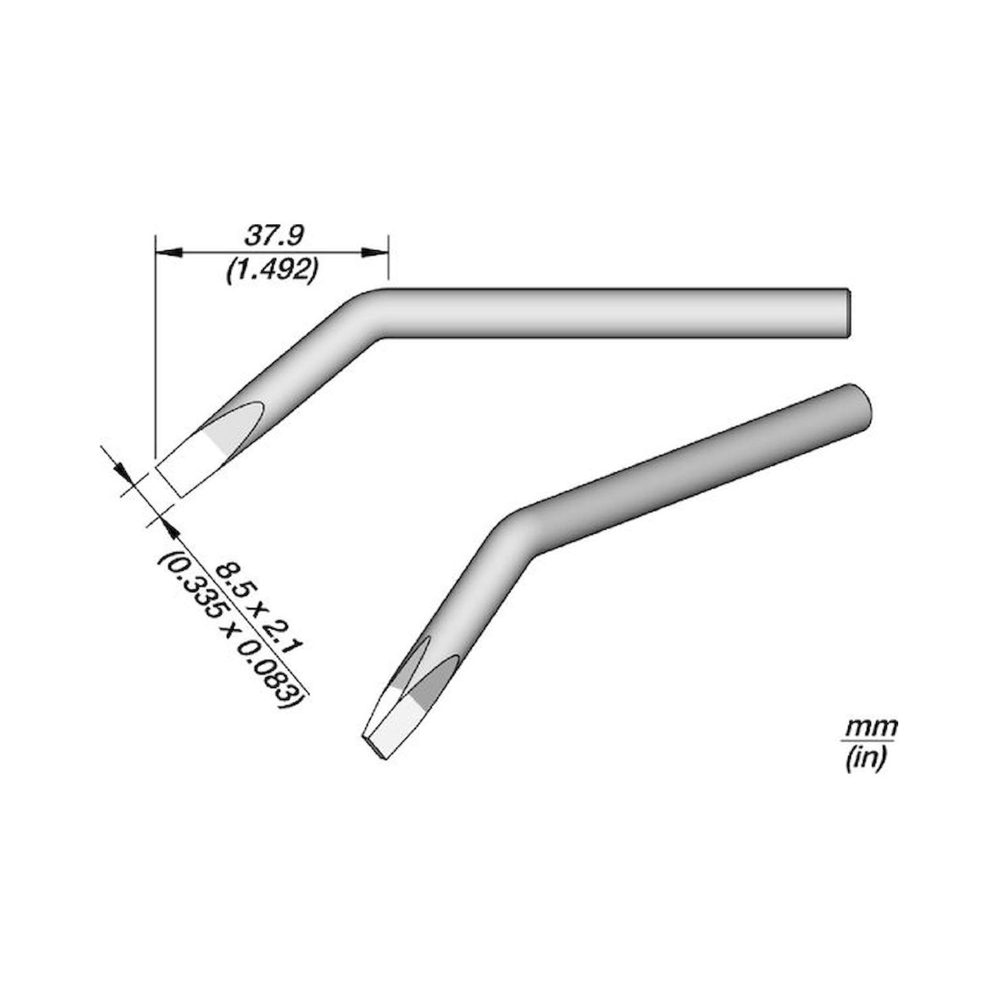 JBC 800409. 80D soldering tip for 80S soldering iron