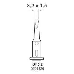 JBC 201830. Soldering tip DF 3,2 for gas soldering iron, 201830