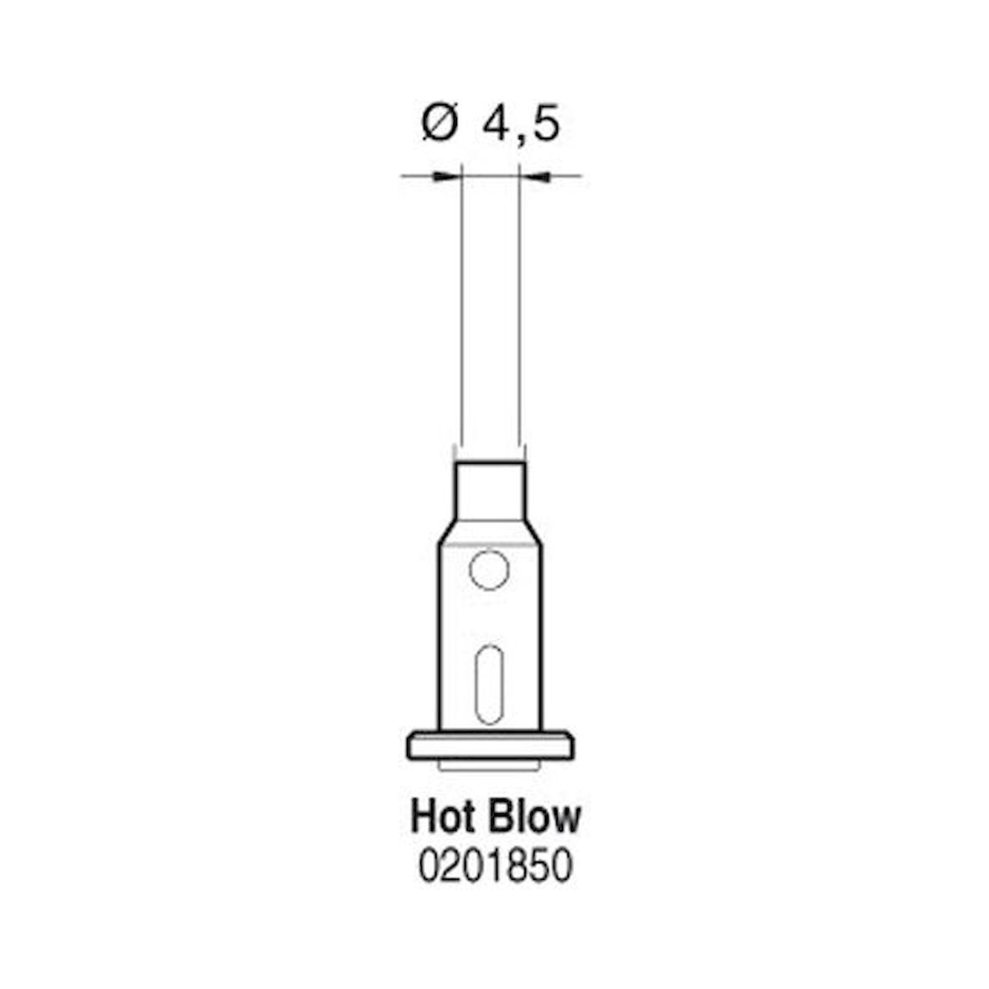 JBC 201850. Soldering tip for gas soldering iron SG1070