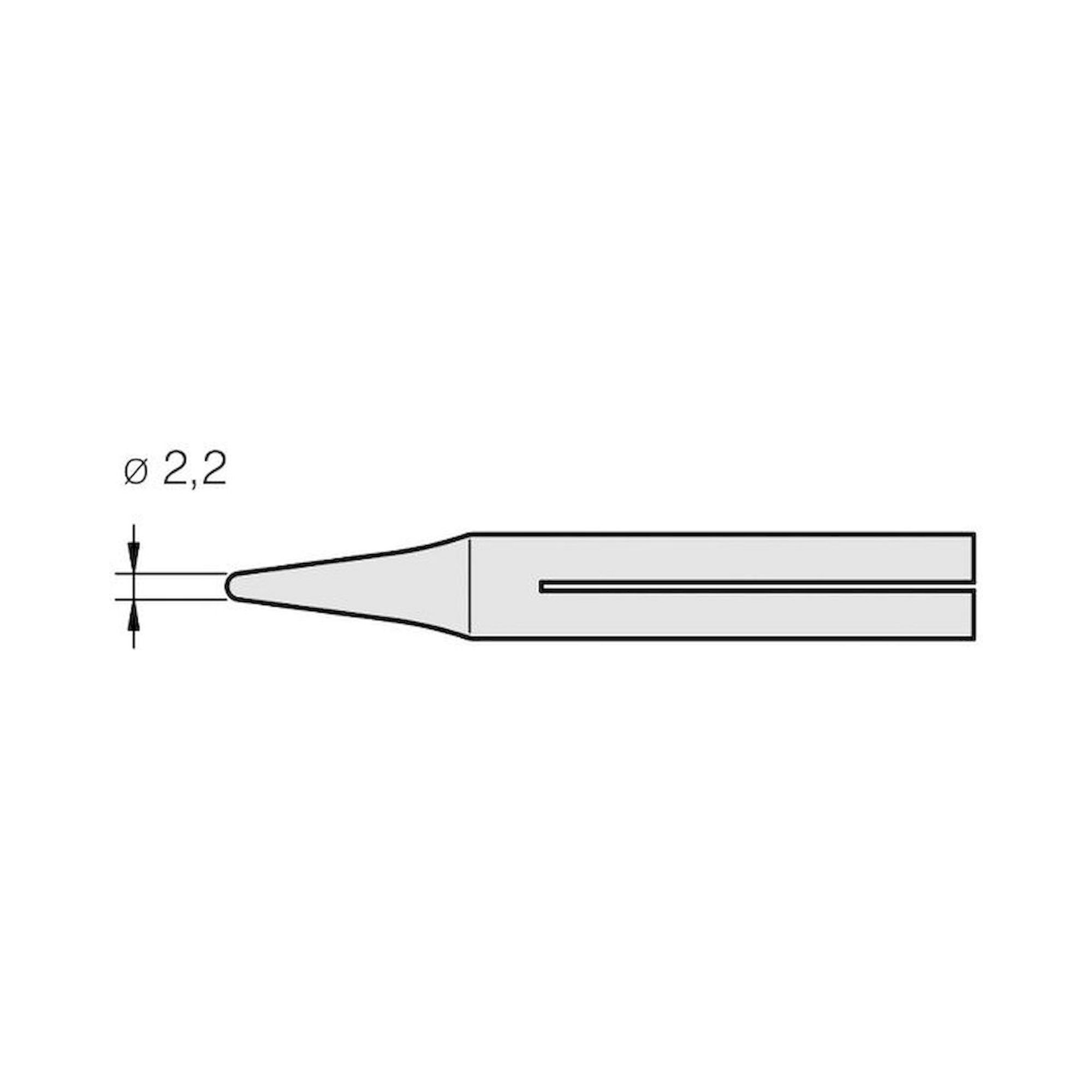 JBC 300400. Soldering tip for 30ST/40ST/SL2020 and IN2100, B-15D
