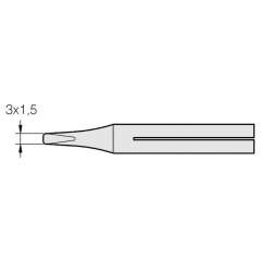 JBC 300509. Soldering tip for 30ST/40ST/SL2020 and IN2100, Classic series, T20D