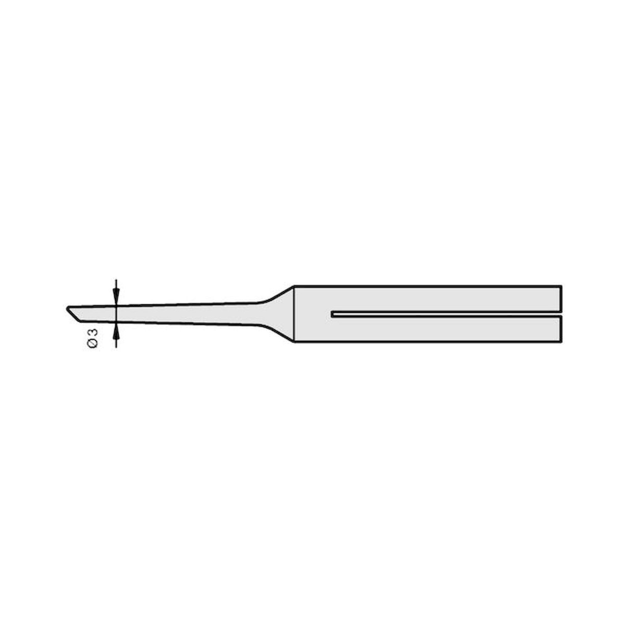 JBC 300806. Soldering tip for 30ST/40ST/SL2020 and IN2100, TL3D