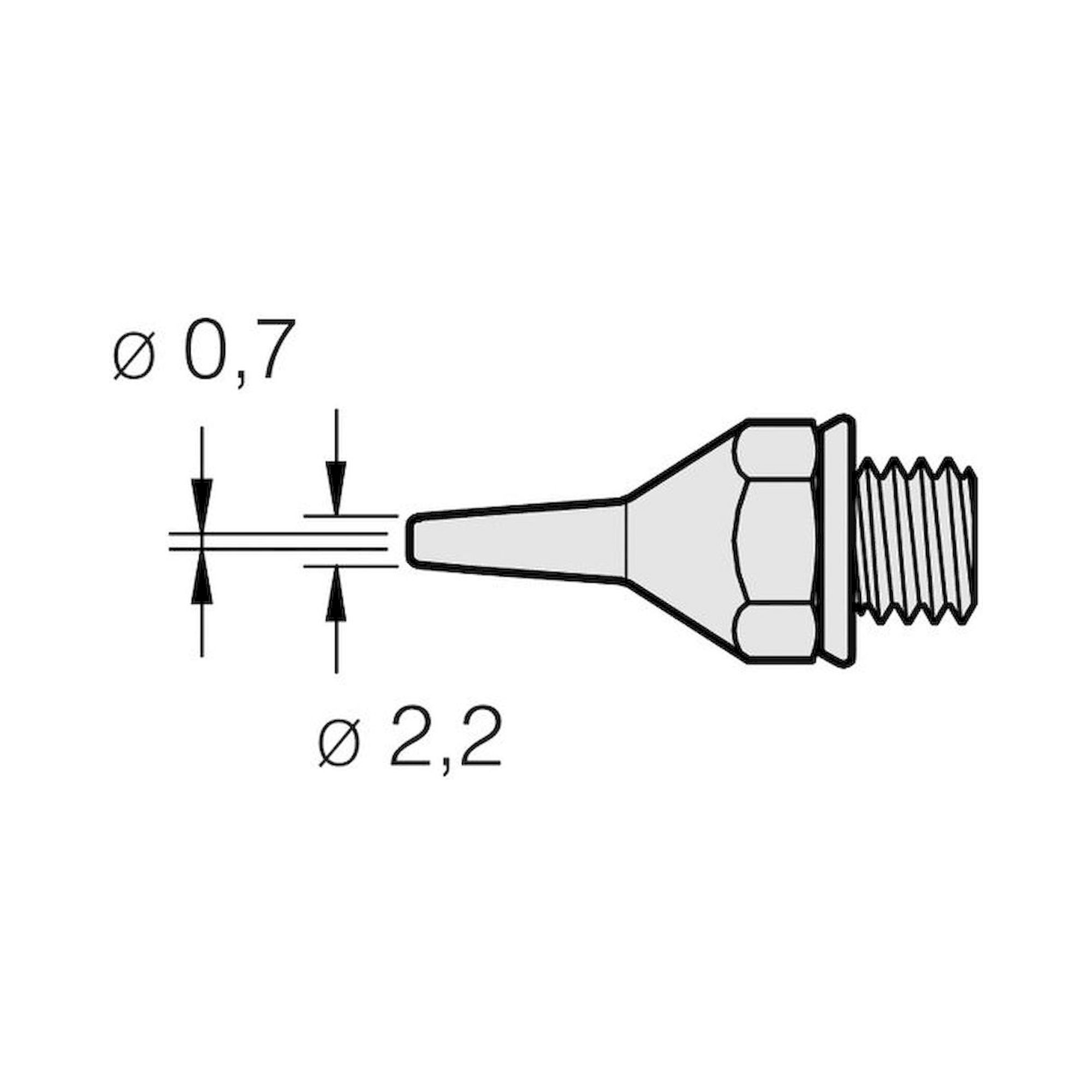 JBC 320903. Desoldering tip for 3040000 / 75 W, Classic series, 09HT