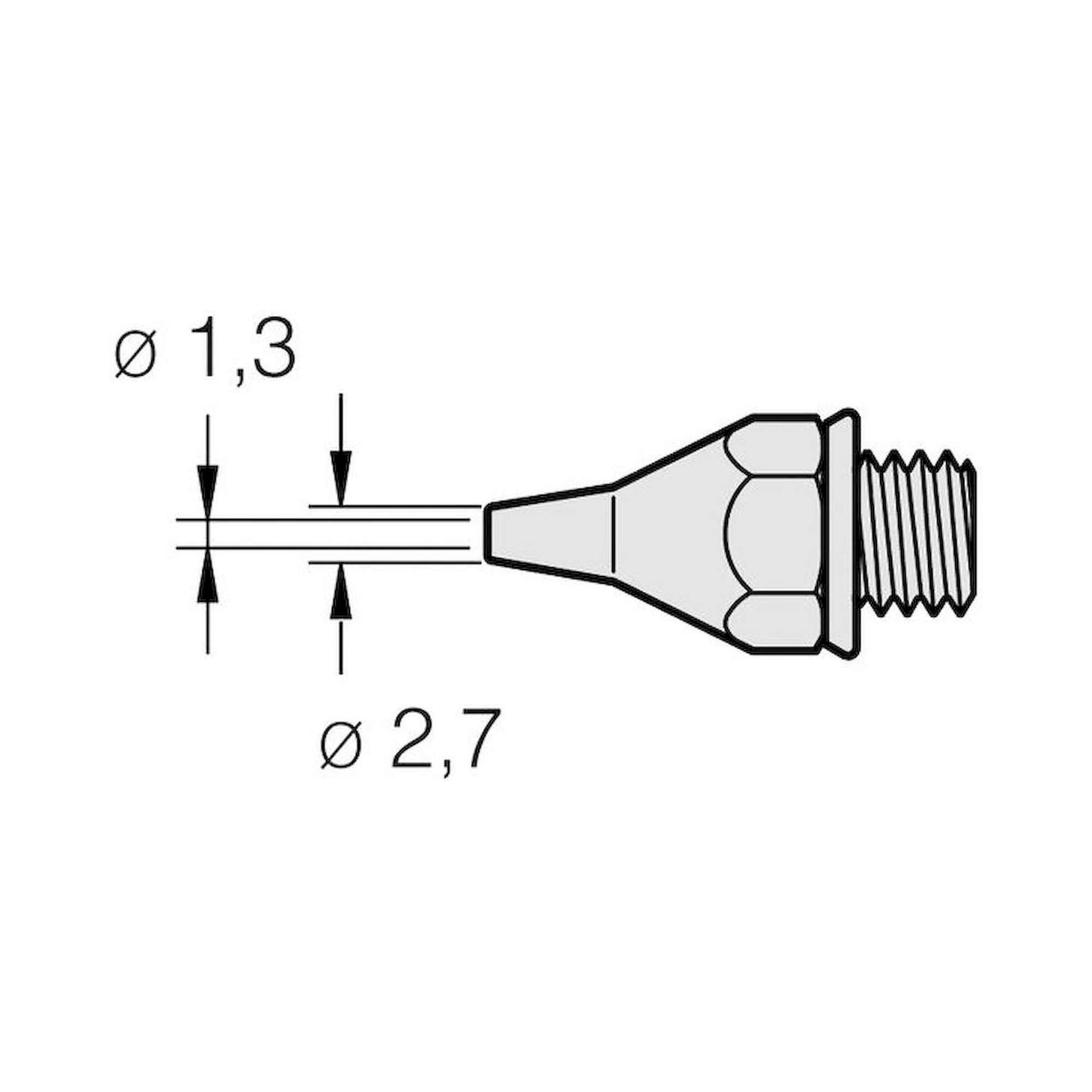 JBC 321400. Desoldering tip for 3040000 / 75 W, Classic series