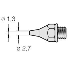 JBC 321400. Desoldering tip for 3040000 / 75 W, Classic series