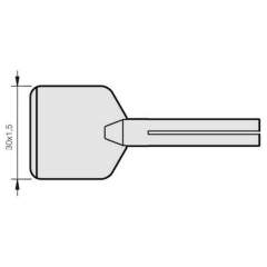 JBC 400101. PL-40 soldering tip, Classic series, for 14ST, 400101