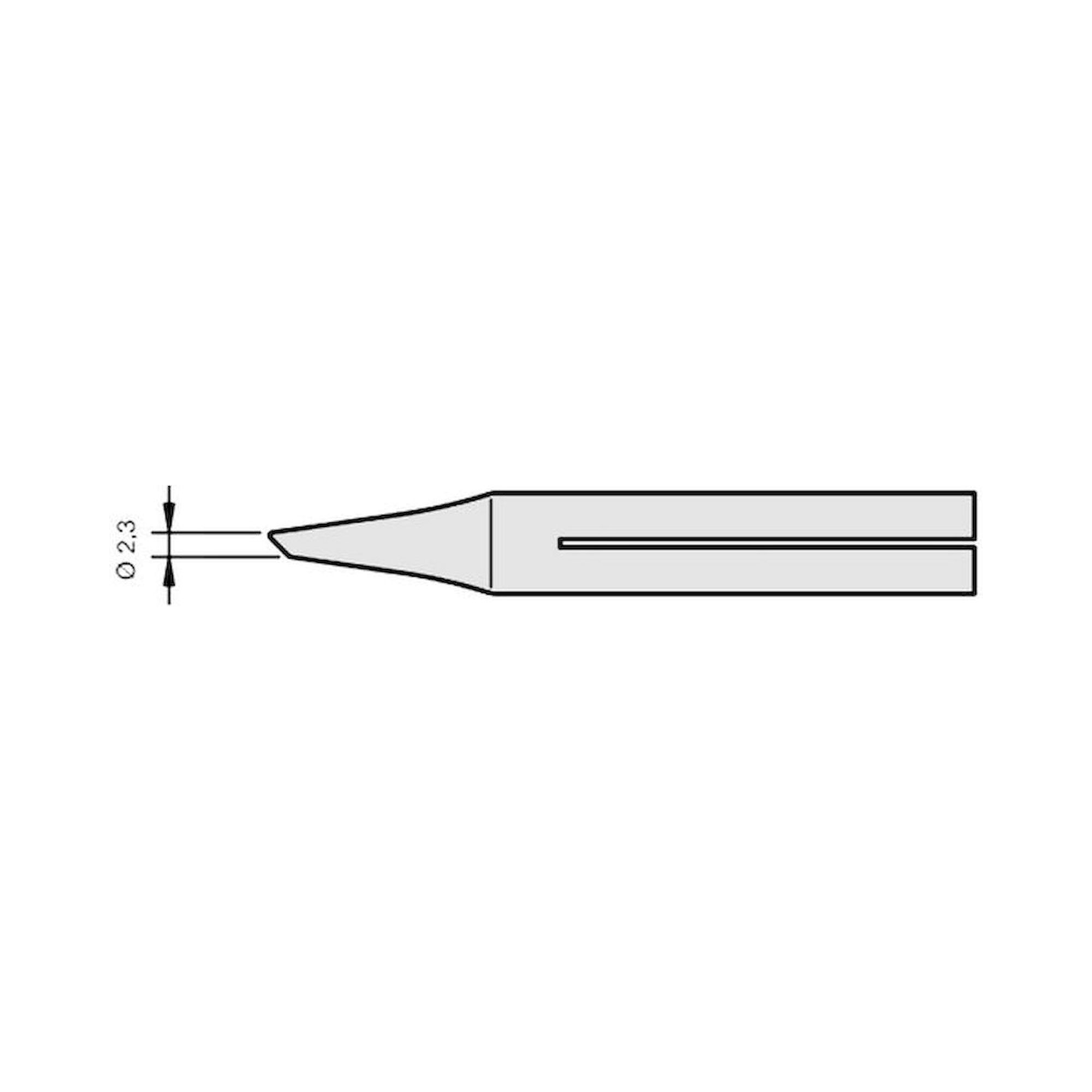 JBC 400200. Soldering tip for 30ST/40ST/SL2020 and IN2100, Classic series, B16D