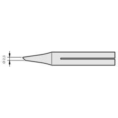 JBC 400200. Soldering tip for 30ST/40ST/SL2020 and IN2100, Classic series, B16D