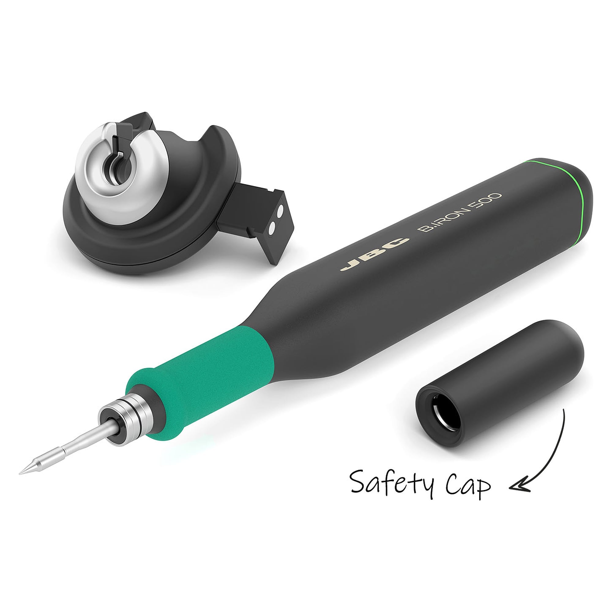 Kit d'extension fer à souder sur batterie B.500 24 W avec support de charge pour B.IRON - JBC B500-KA