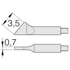 JBC C105111. Soldering tip blade-shaped, 3.5 mm, C105111