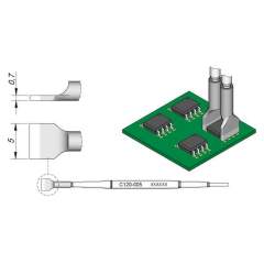 JBC C120005. Soldering tip blade-shaped, 5x0.7 mm, C120005