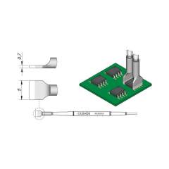 JBC C120005. Soldering tip blade-shaped, 5x0.7 mm, C120005