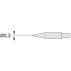 JBC C210001. Soldering tip for T210-A / T210-NA, pointed, straight, C210001