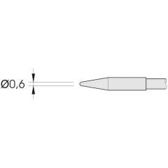 JBC C210003. Soldering tip for T210-A / T210-NA, pointed, straight, C210003