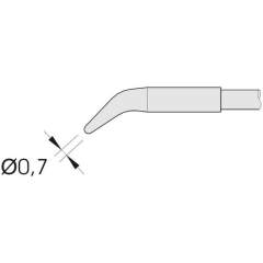 JBC C210004. Soldering tip for T210-A / T210-NA, pointed, angled, C210004