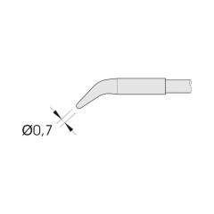 JBC C210004. Lötspitze für T210-A/T210-NA, spitz, gewinkelt, C210004
