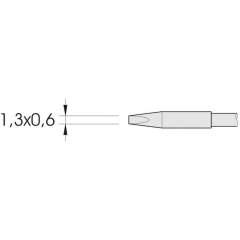 JBC C210008. Soldering tip for T210-A / T210-NA, chisel-shaped, straight, C210008