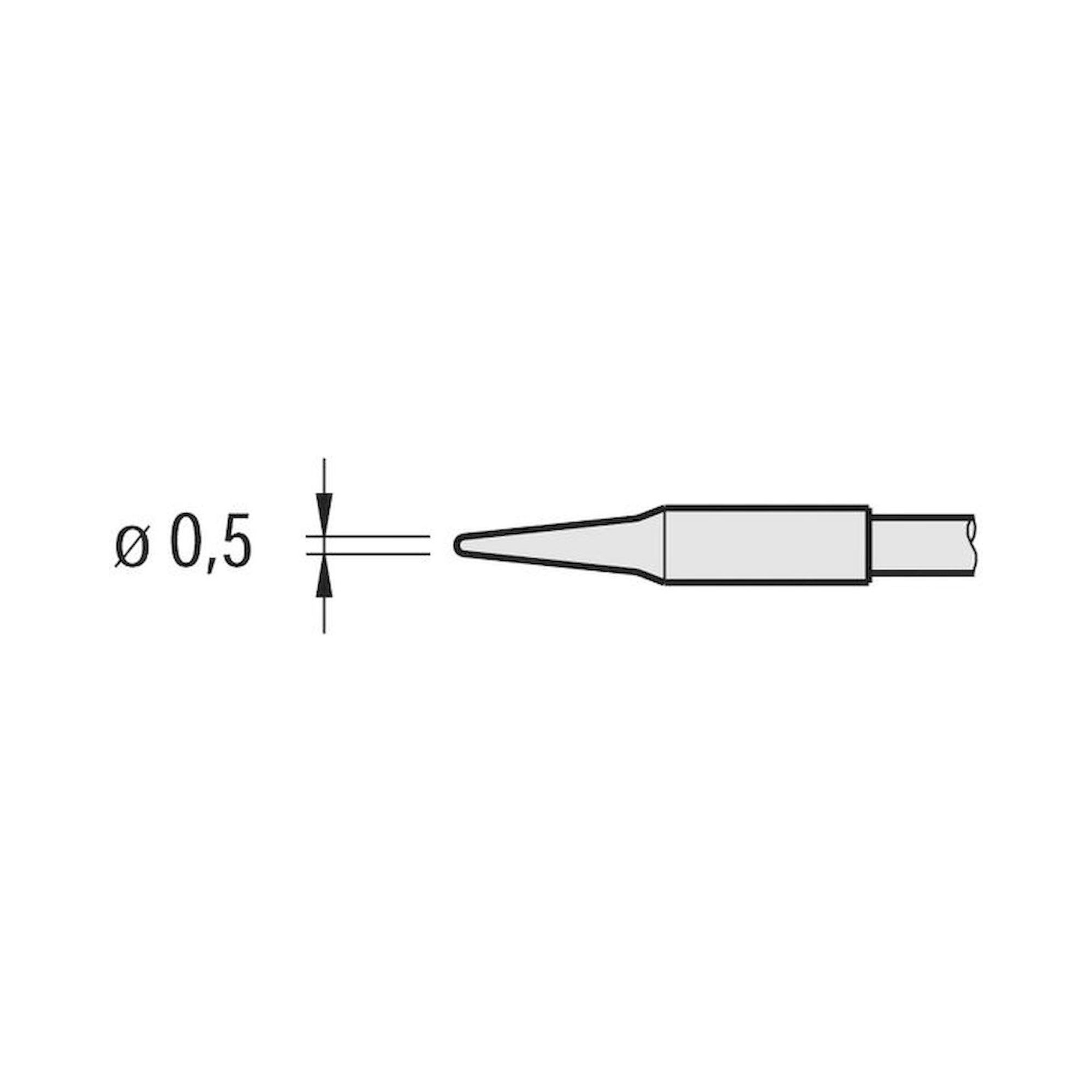 JBC C210013. Lötspitze für T210-A/T210-NA, schlank, spitz, C210013