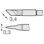 JBC C210018. Soldering tip for T210-A / T210-NA, blade-shaped, C210018